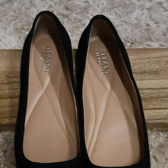 Alfani Womens Neptoon Suede Ballet Flats Goldtip Toe Stepflex 6.5 - Picture 5 of 11